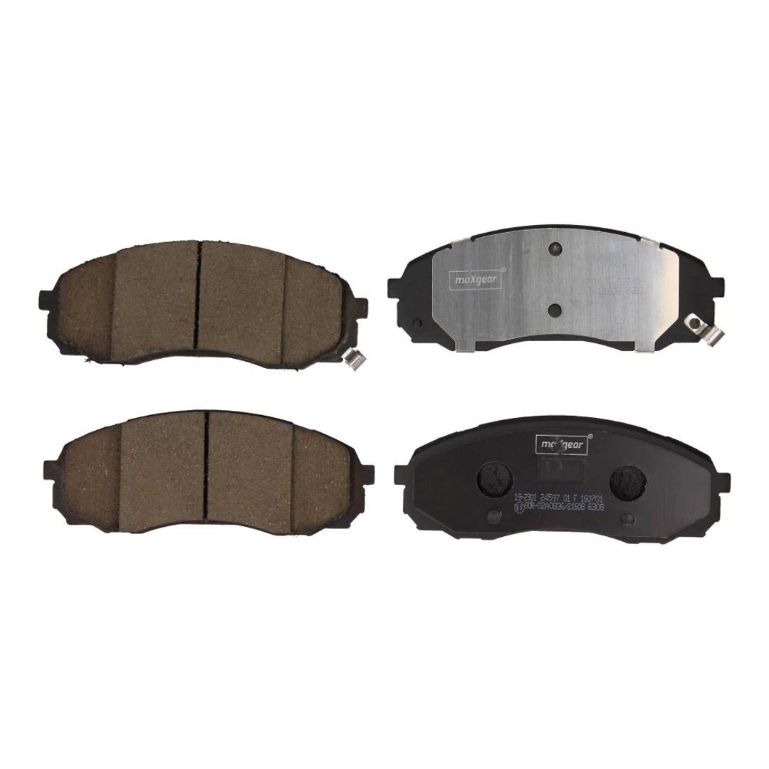 MaxGear Zestaw klocków hamulcowych, hamulce tarczowe 19-2901