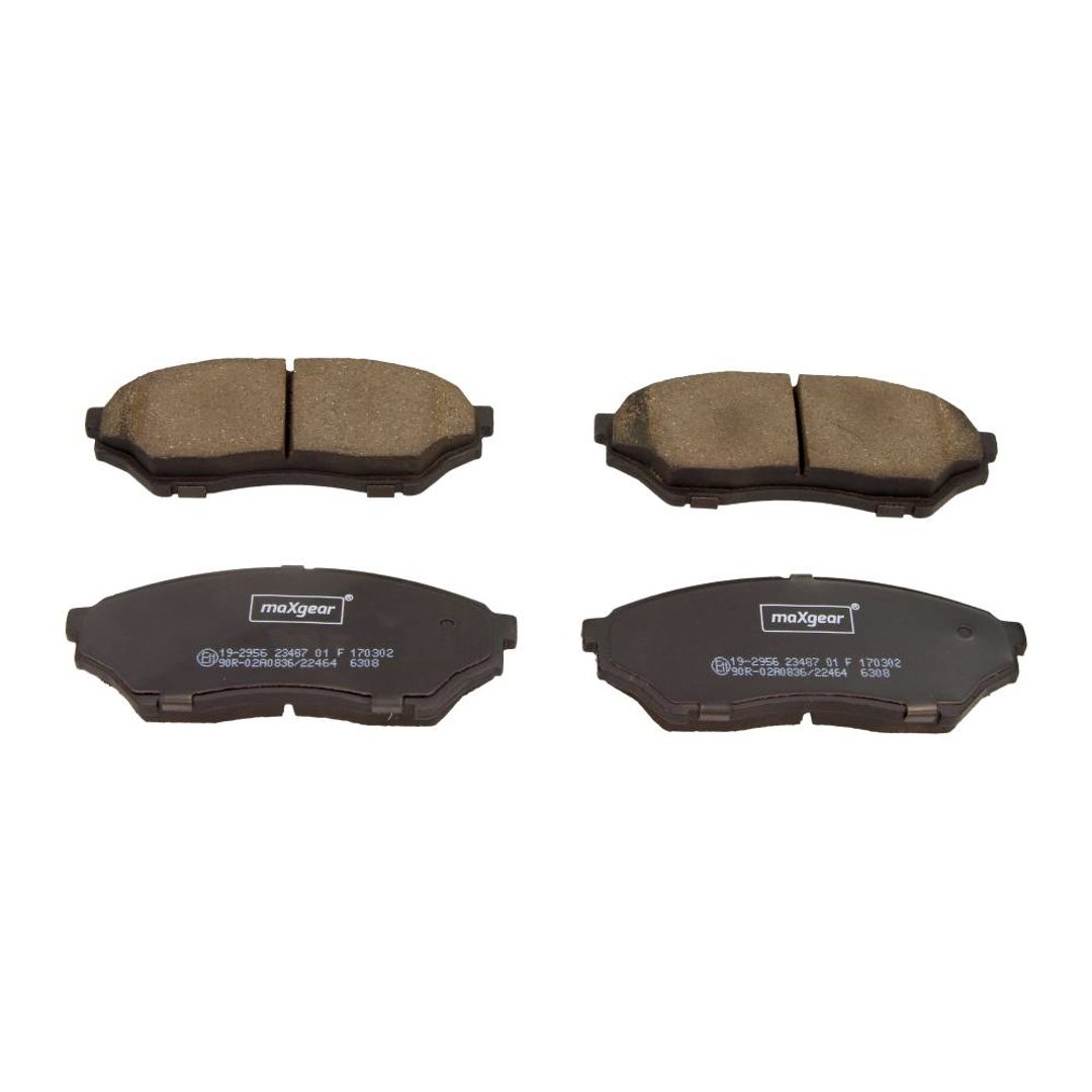 MaxGear Zestaw klocków hamulcowych, hamulce tarczowe 19-2956