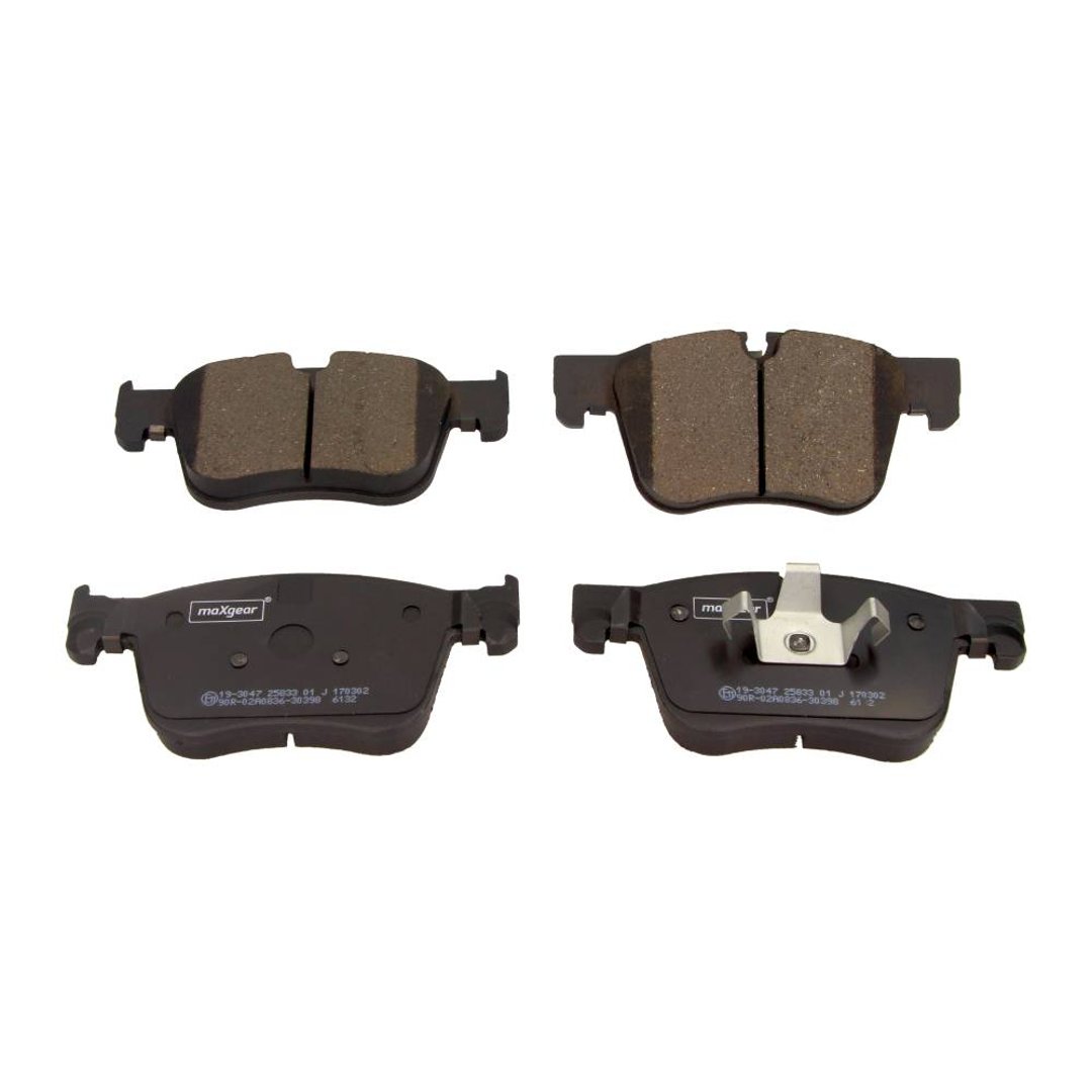 MaxGear Zestaw klocków hamulcowych, hamulce tarczowe 19-3047