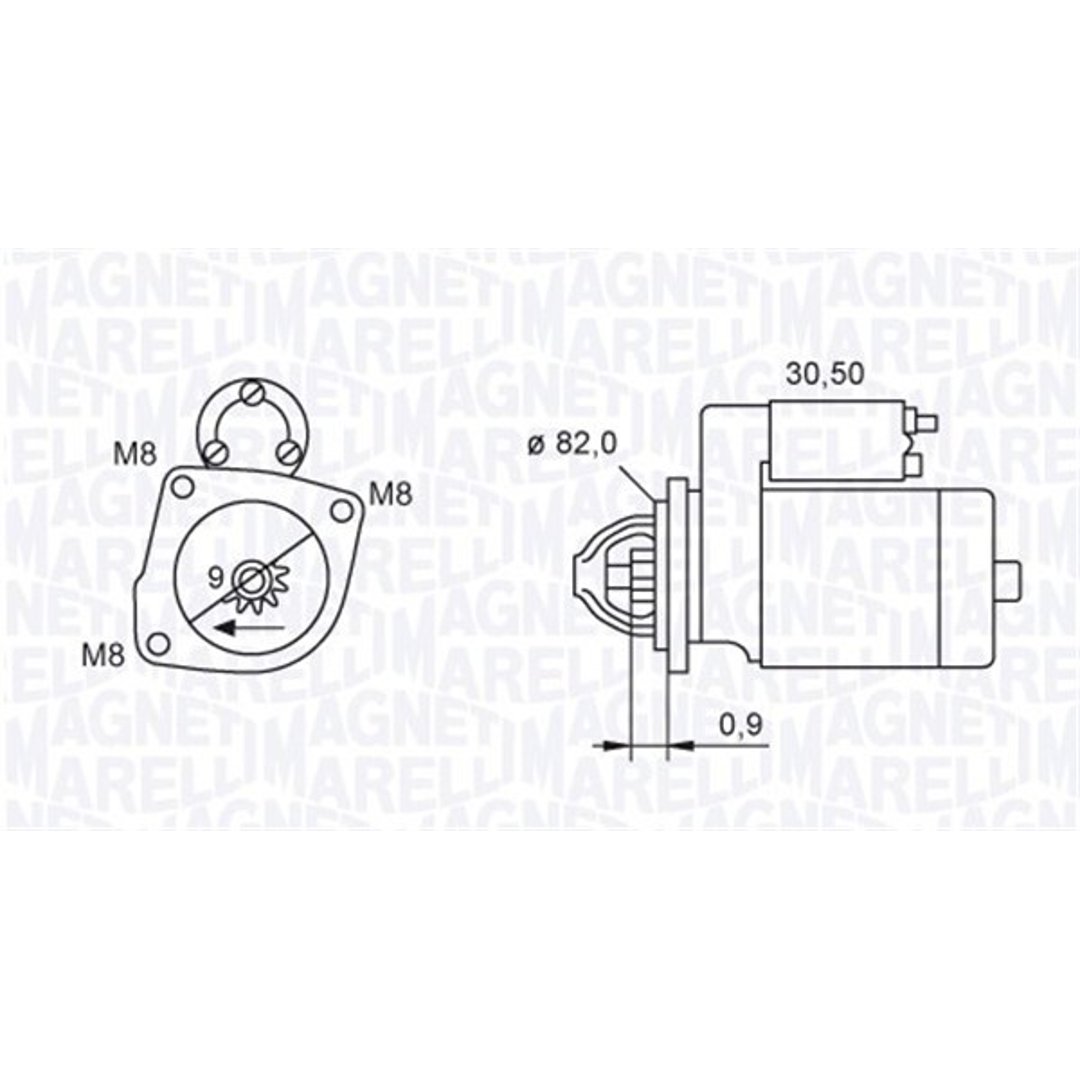 Rozrusznik MAGNETI MARELLI 063721552010