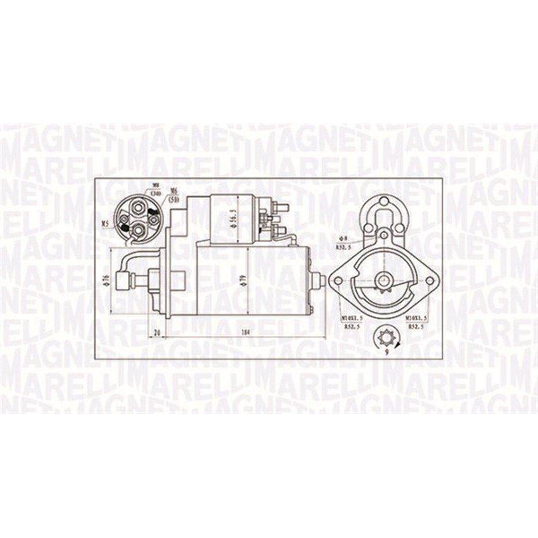 Rozrusznik MAGNETI MARELLI 063720984010
