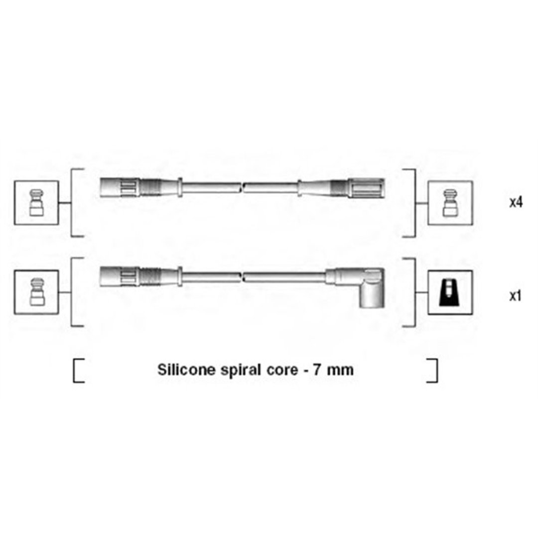 Magneti Marelli Zestaw przewodów zapłonowych 941095470590