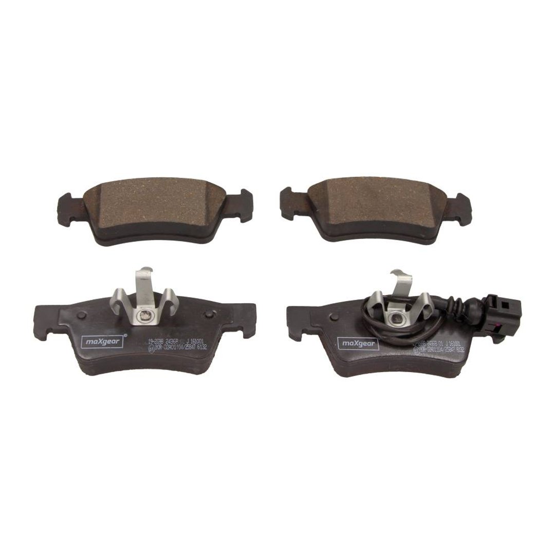 MaxGear Zestaw klocków hamulcowych, hamulce tarczowe 19-2898