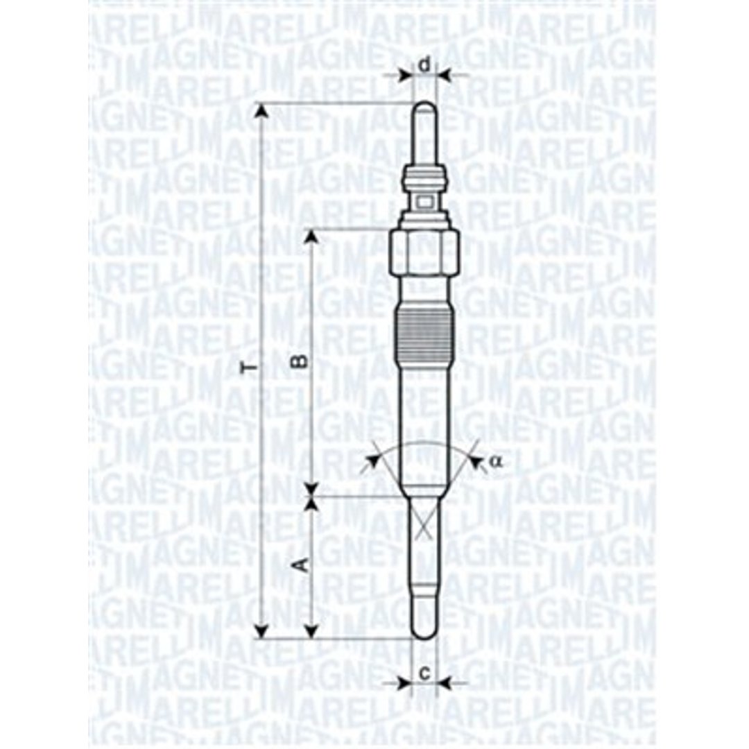 MAGNETI MARELLI Świeca żarowa 062900028304