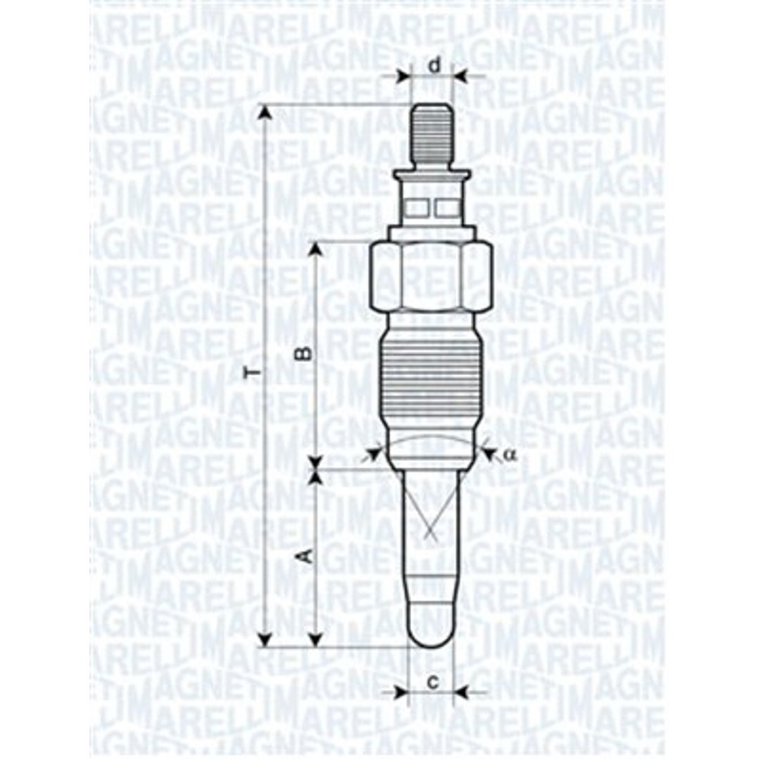 MAGNETI MARELLI Świeca żarowa 062900056304