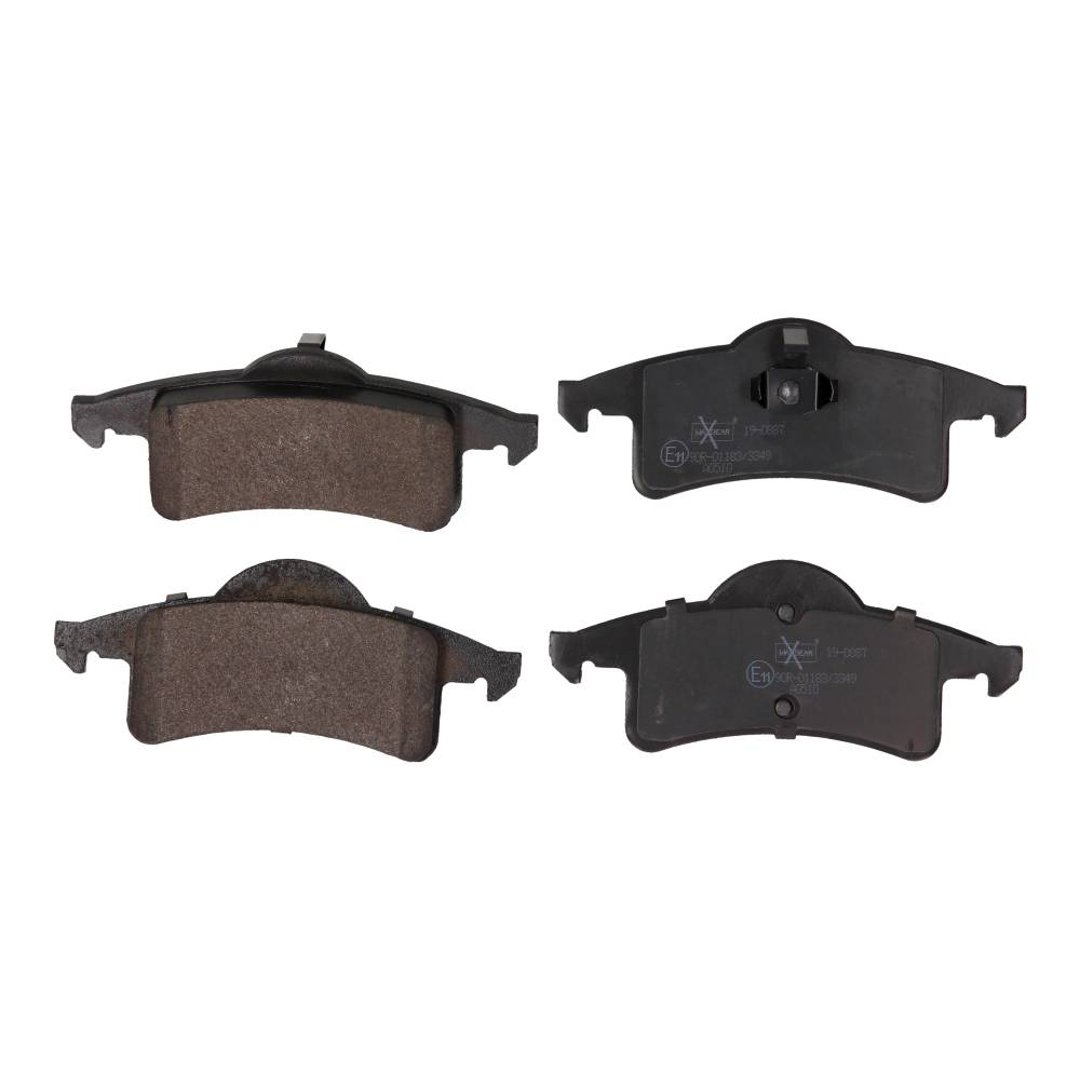 MaxGear Zestaw klocków hamulcowych, hamulce tarczowe 19-0887