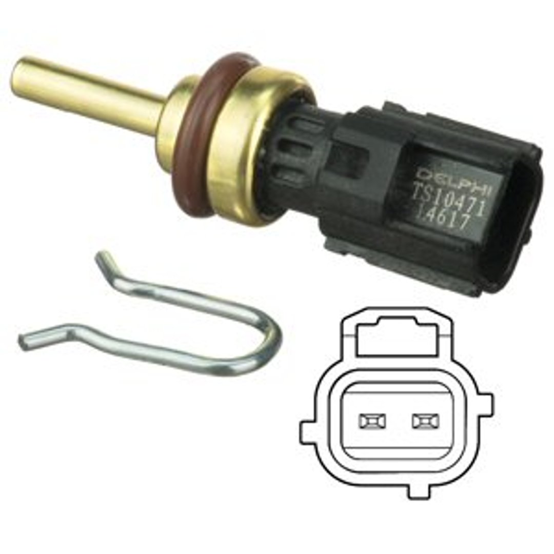 DELPHI Czujnik, temperatura płynu chłodzącego TS10471