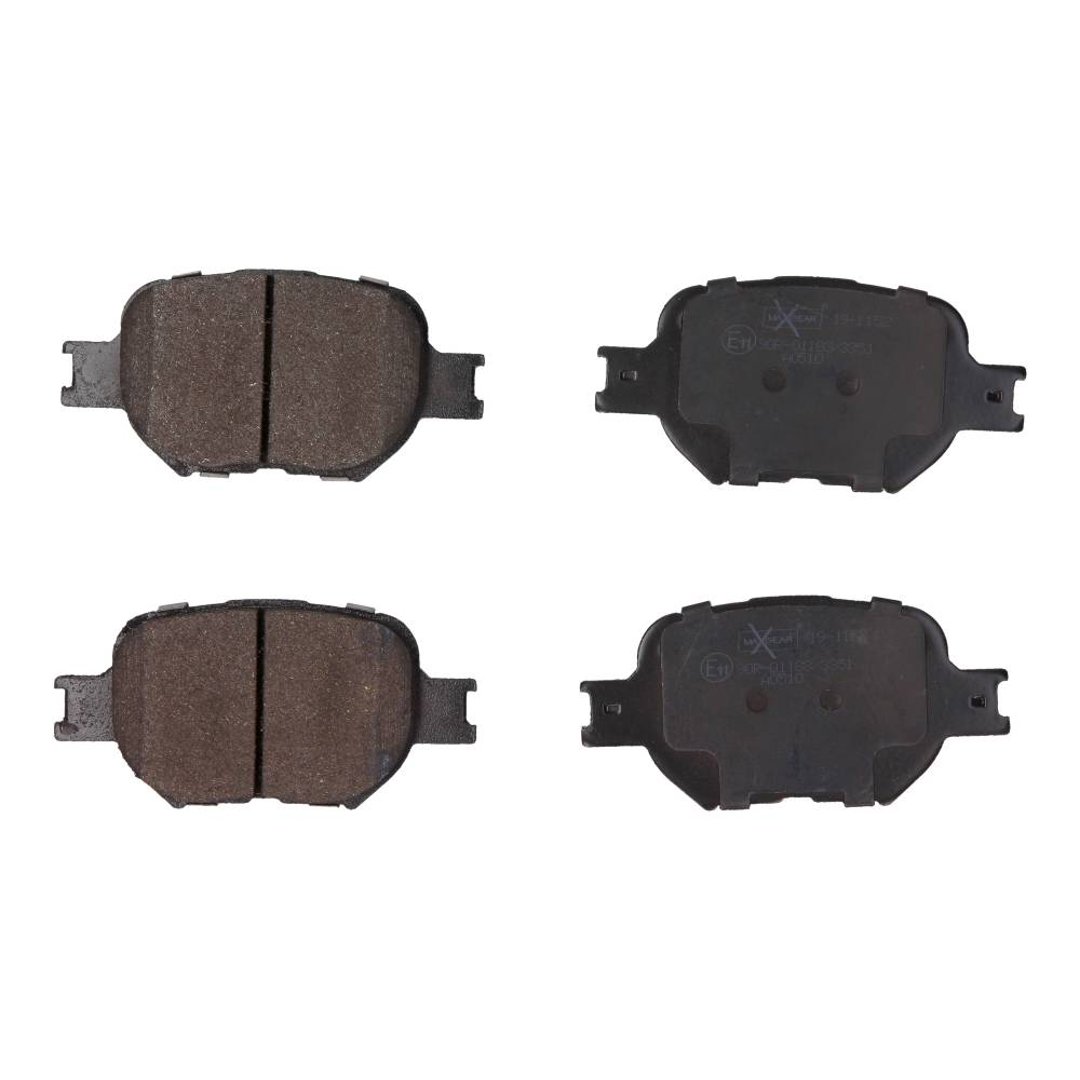 MaxGear Zestaw klocków hamulcowych, hamulce tarczowe 19-1152