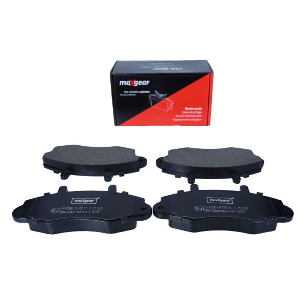 MaxGear Zestaw klocków hamulcowych, hamulce tarczowe 19-0588