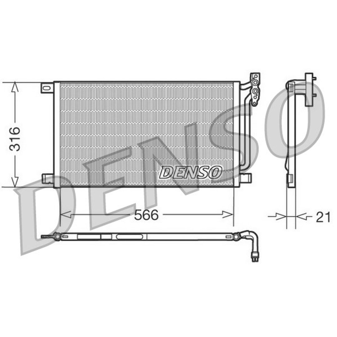 DENSO Chodnica klimatyzacji - skraplacz DCN05003