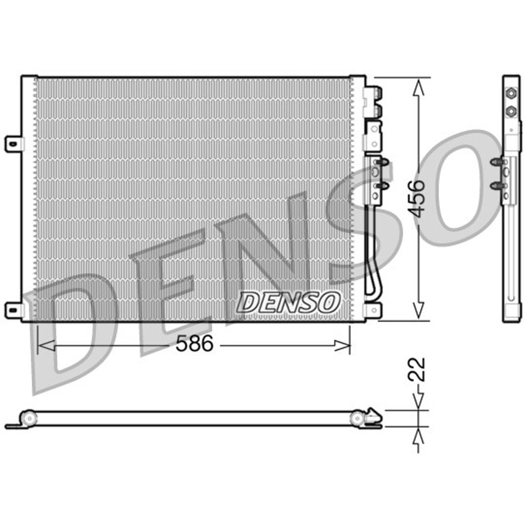 Skraplacz klimatyzacji DENSO DCN06009