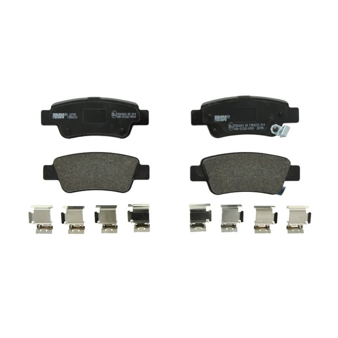 FERODO (FEDERAL-MOGUL) Zestaw klocków hamulcowych, hamulce tarczowe (FEDERAL-MOGUL) FDB4233