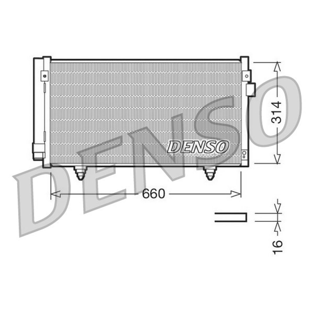 DENSO Skraplacz, klimatyzacja DCN36003
