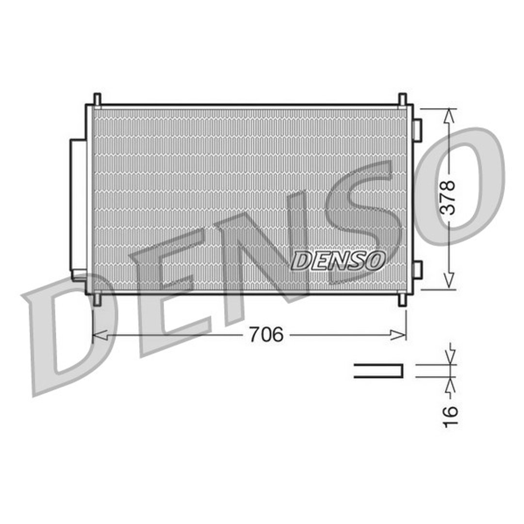 DENSO Skraplacz, klimatyzacja DCN40002