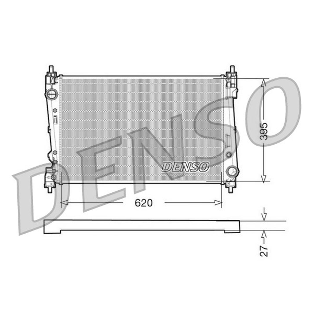 DENSO Chłodnica wody DRM09112