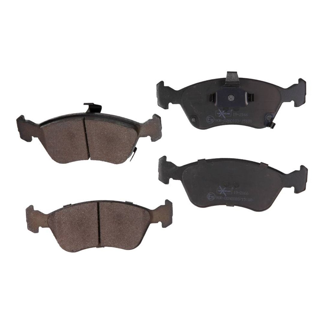 MaxGear Zestaw klocków hamulcowych, hamulce tarczowe 19-2166
