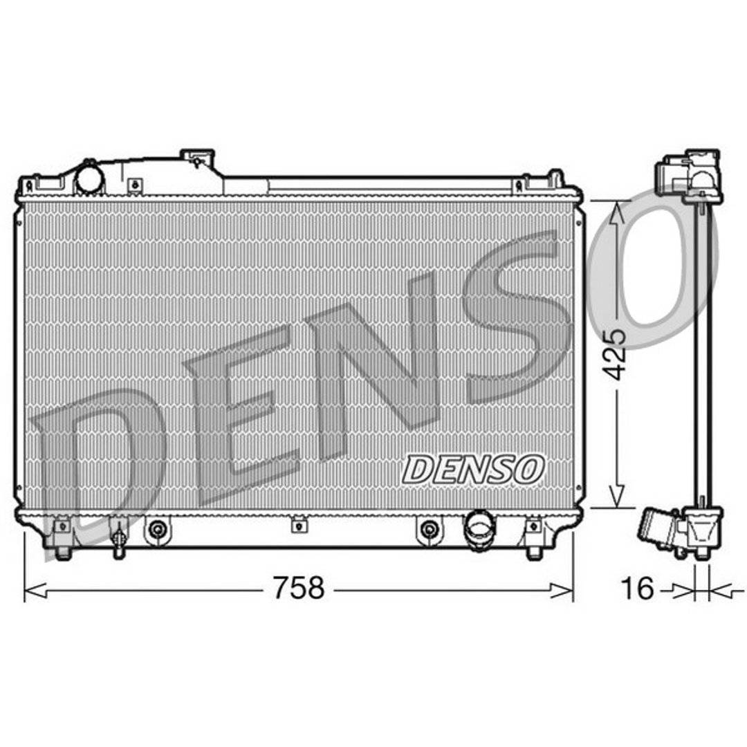 DENSO CHŁODNICA LS430 00