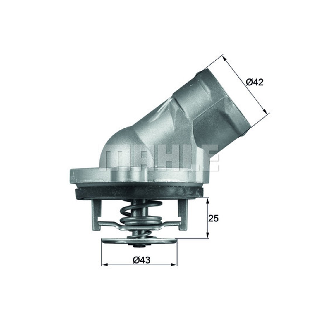 BEHR TermoT-Tronik TI 45 87D termostat, płyn chłodzący TI4587D