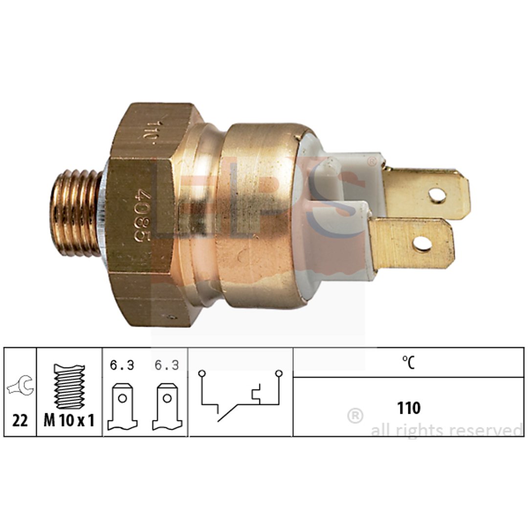EPS CZUJNIK TEMPERATURY WODY AUDI 1.840.085