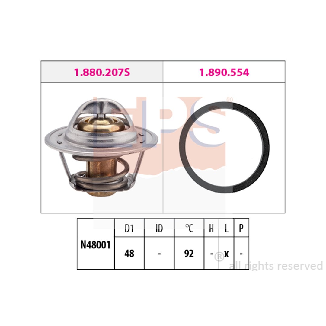 EPS TERMOSTAT ASTRA F CORSA 1.880.207