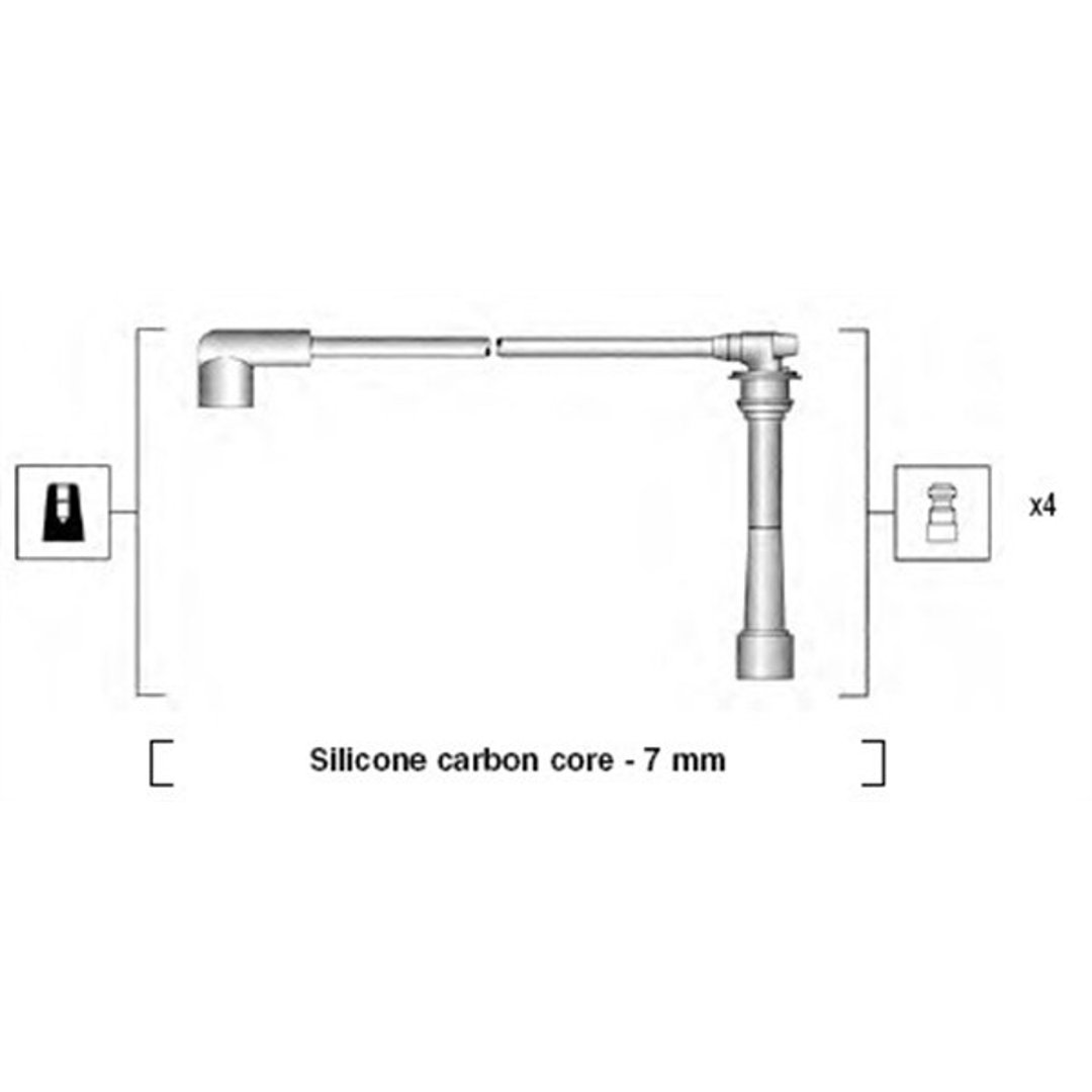 MAGNETI MARELLI Zestaw przewodów zapłonowych MAGNETI MARELLI 941295110882