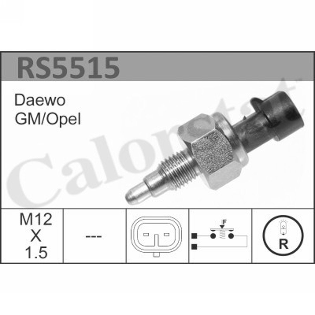CALORSTAT Przełącznik, swiatło cofania CALORSTAT RS5515