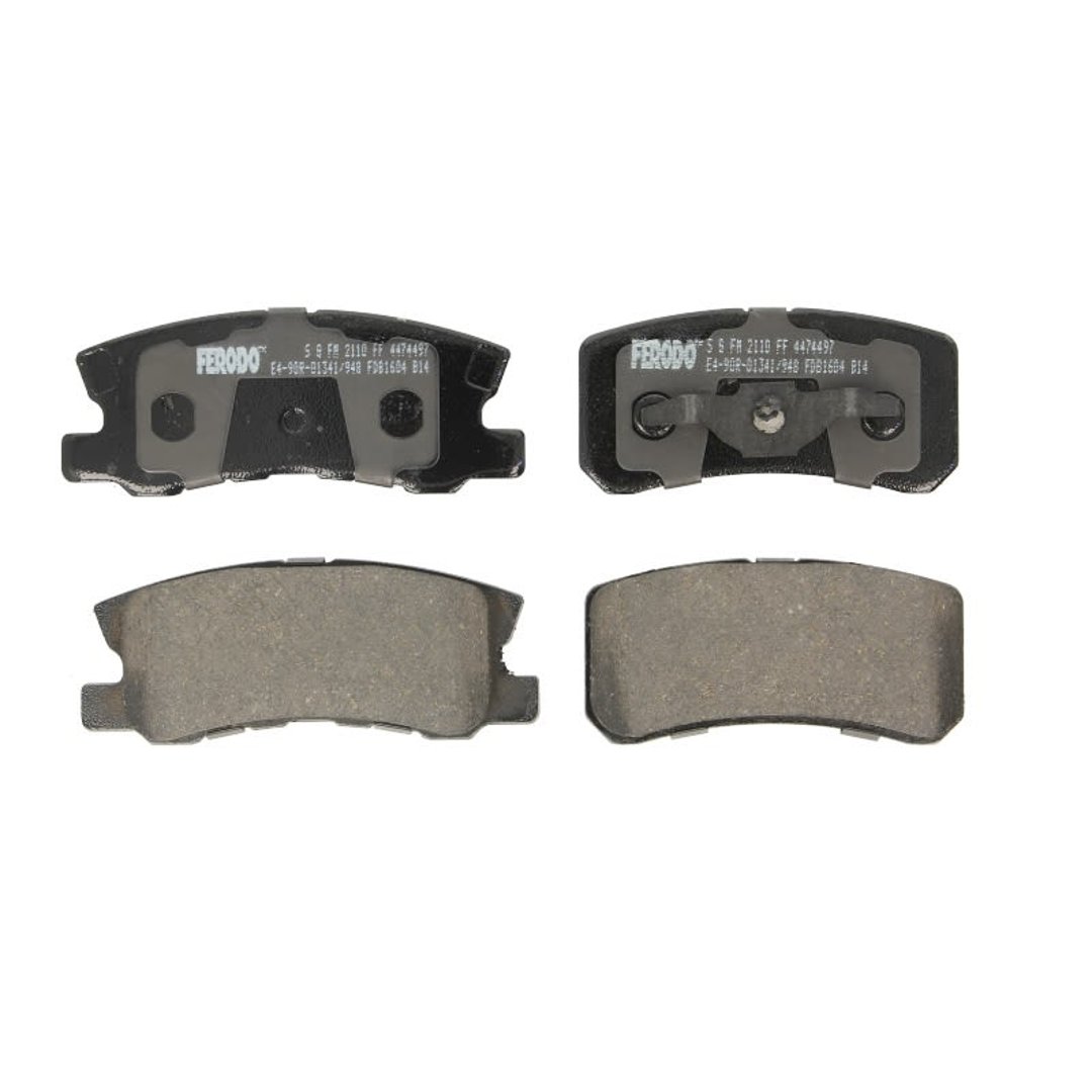 FERODO (FEDERAL-MOGUL) Zestaw klocków hamulcowych, hamulce tarczowe (FEDERAL-MOGUL) FDB1604
