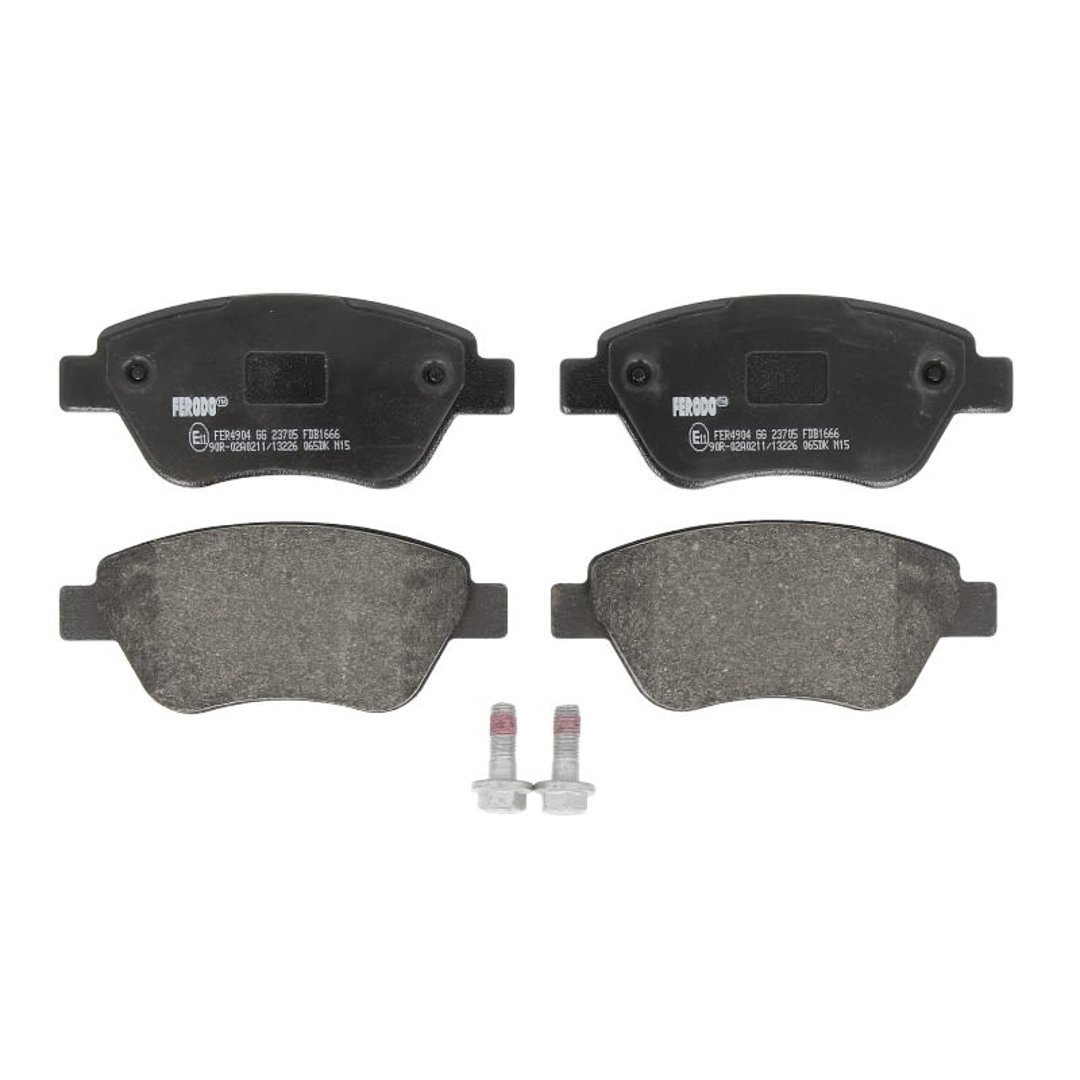 FERODO (FEDERAL-MOGUL) Zestaw klocków hamulcowych, hamulce tarczowe (FEDERAL-MOGUL) FDB1666