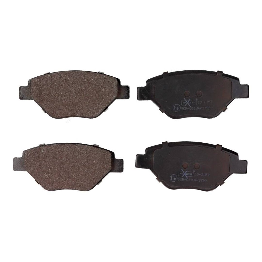 MaxGear Zestaw klocków hamulcowych, hamulce tarczowe 19-2157