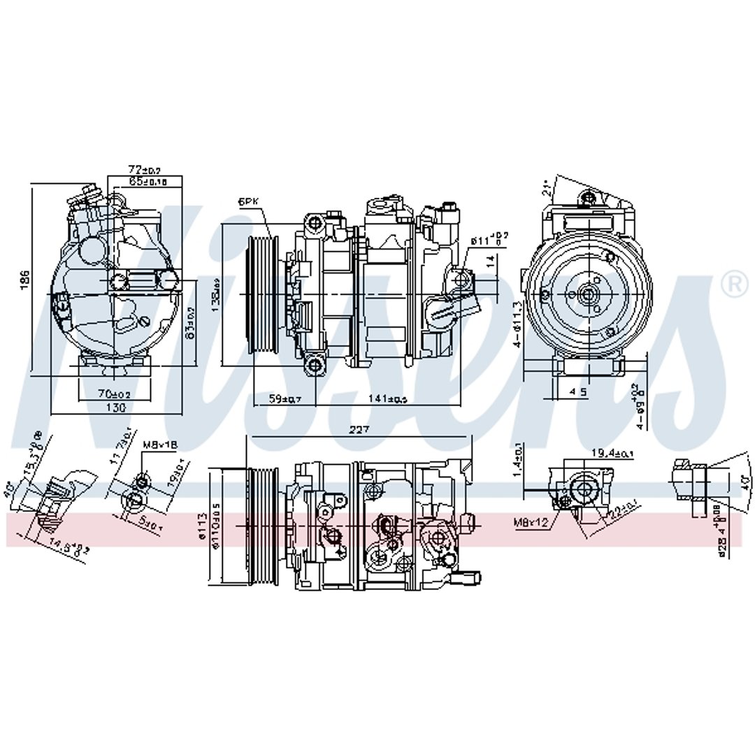 Nissens nissens 890632 klimatyzacji 890632