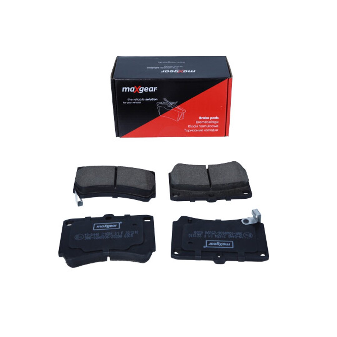 MaxGear Zestaw klocków hamulcowych, hamulce tarczowe 19-0440