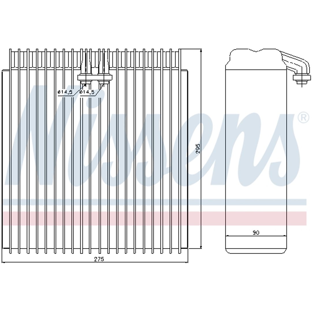 NISSENS PAROWNIK KLIMATYZACJI 92107 TOYOTA LAND CRUISER 80 94