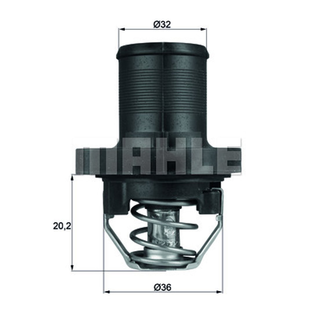 Termostat, płyn chłodzący Mahle TI 47 89