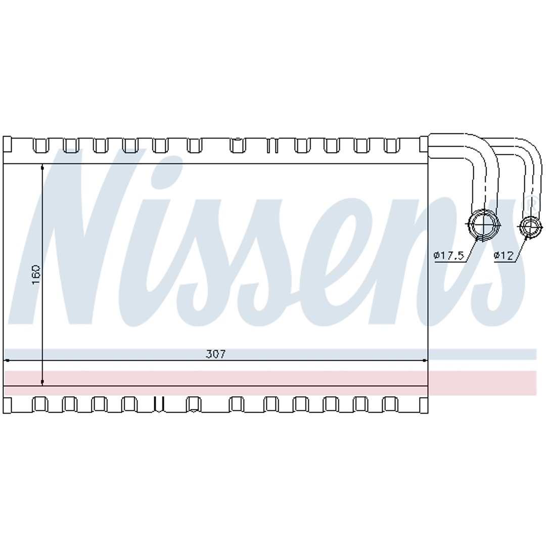 NISSENS Parownik, klimatyzacja NISSENS 92235