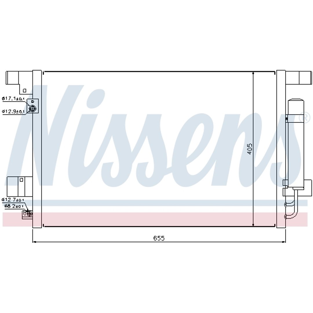 NISSENS Skraplacz, klimatyzacja NISSENS 940029