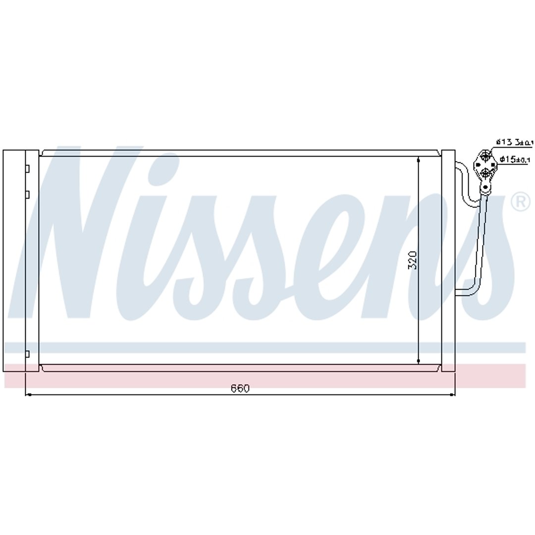 NISSENS CHŁODNICA KLIMATYZACJI 940118 MINI 07 940118