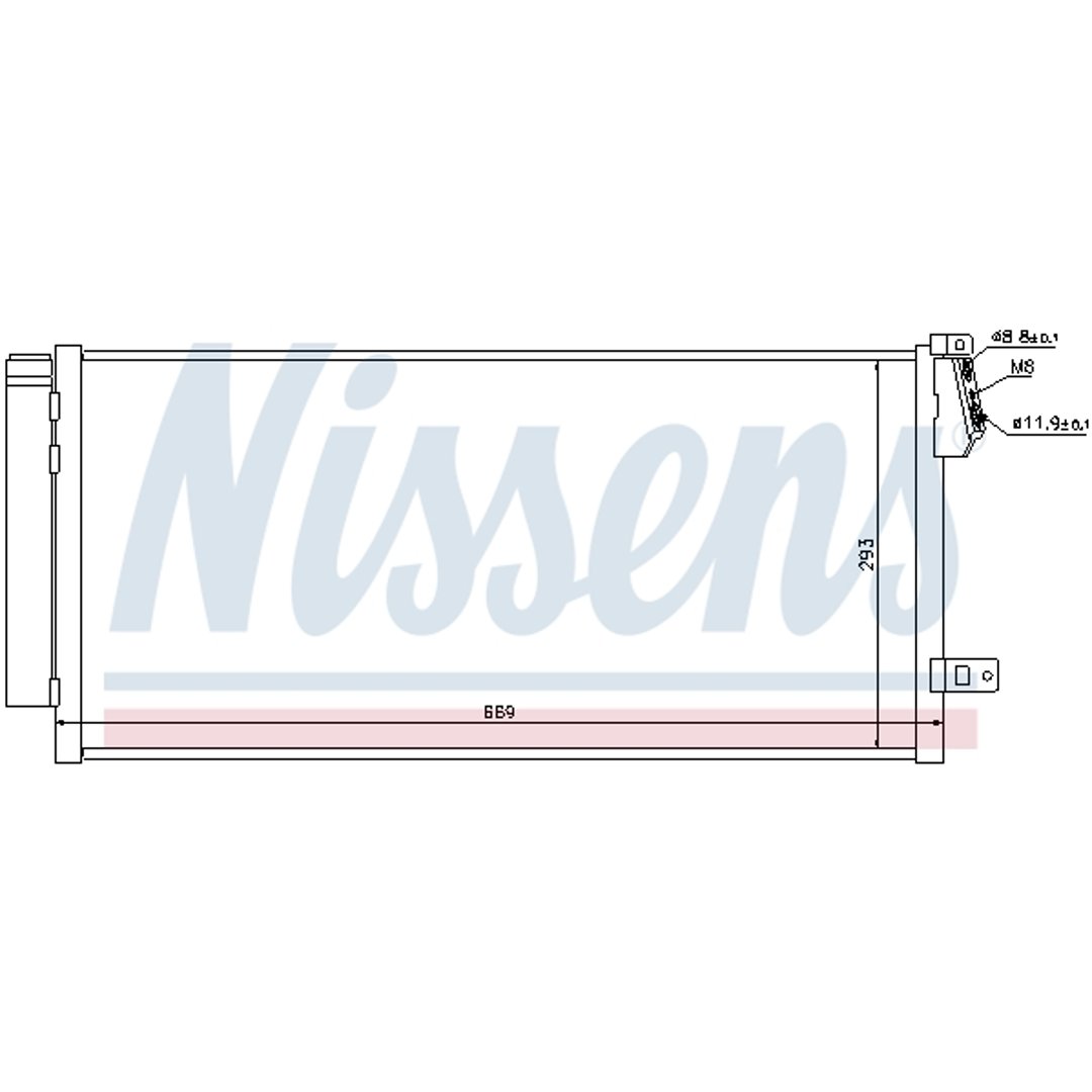 NISSENS Skraplacz, klimatyzacja NISSENS 940169