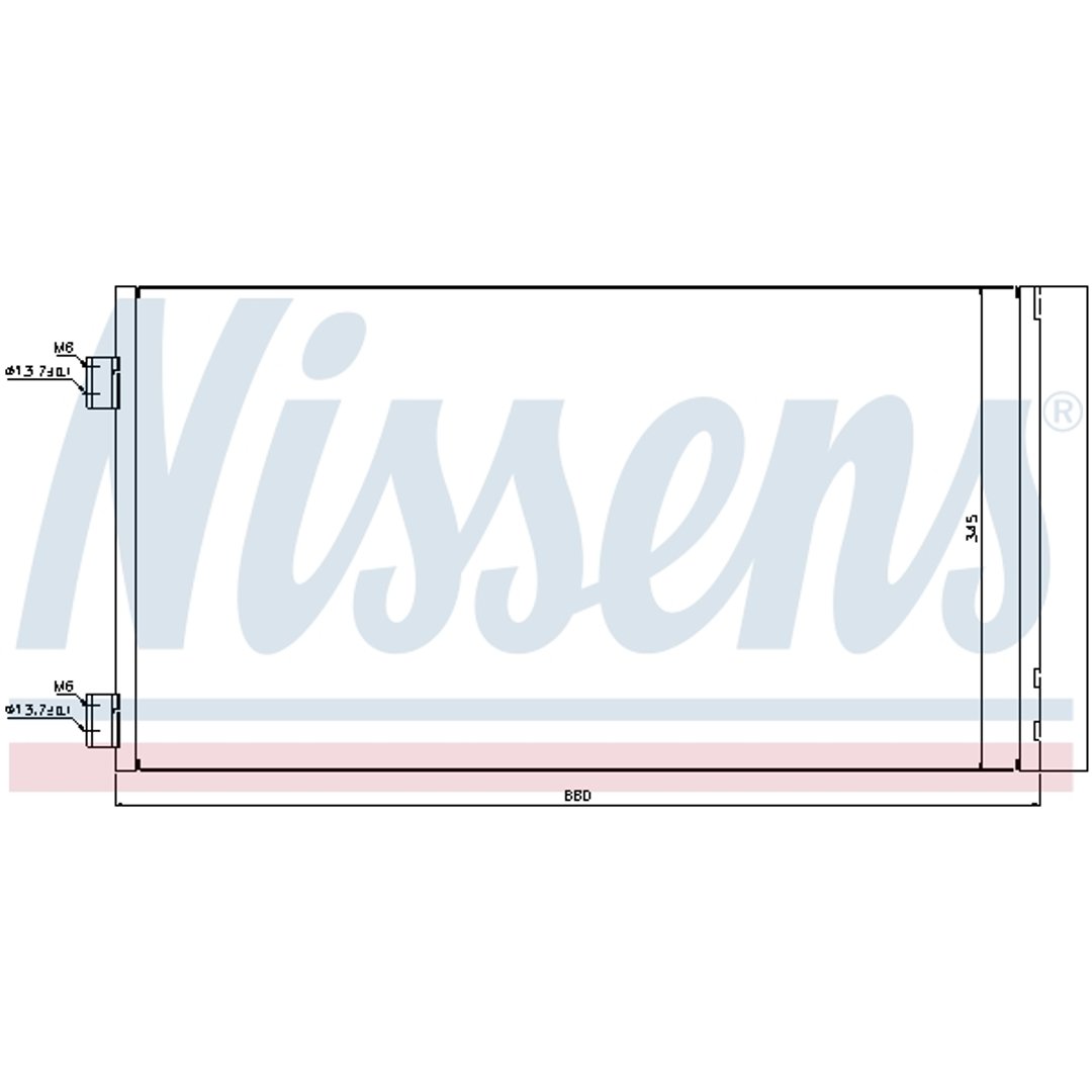 NISSENS Skraplacz, klimatyzacja NISSENS 940204