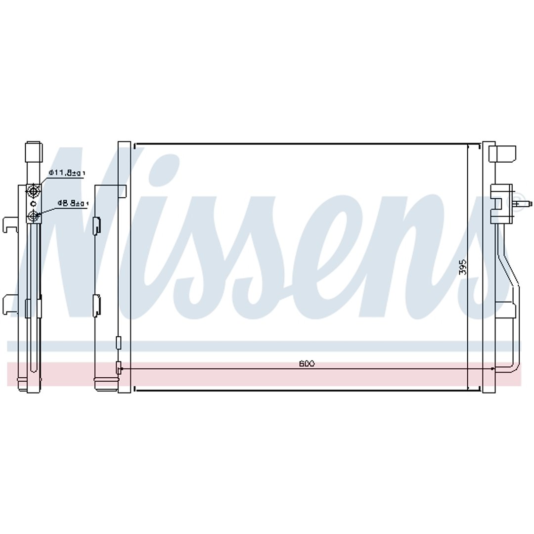 NISSENS Skraplacz, klimatyzacja NISSENS 940246