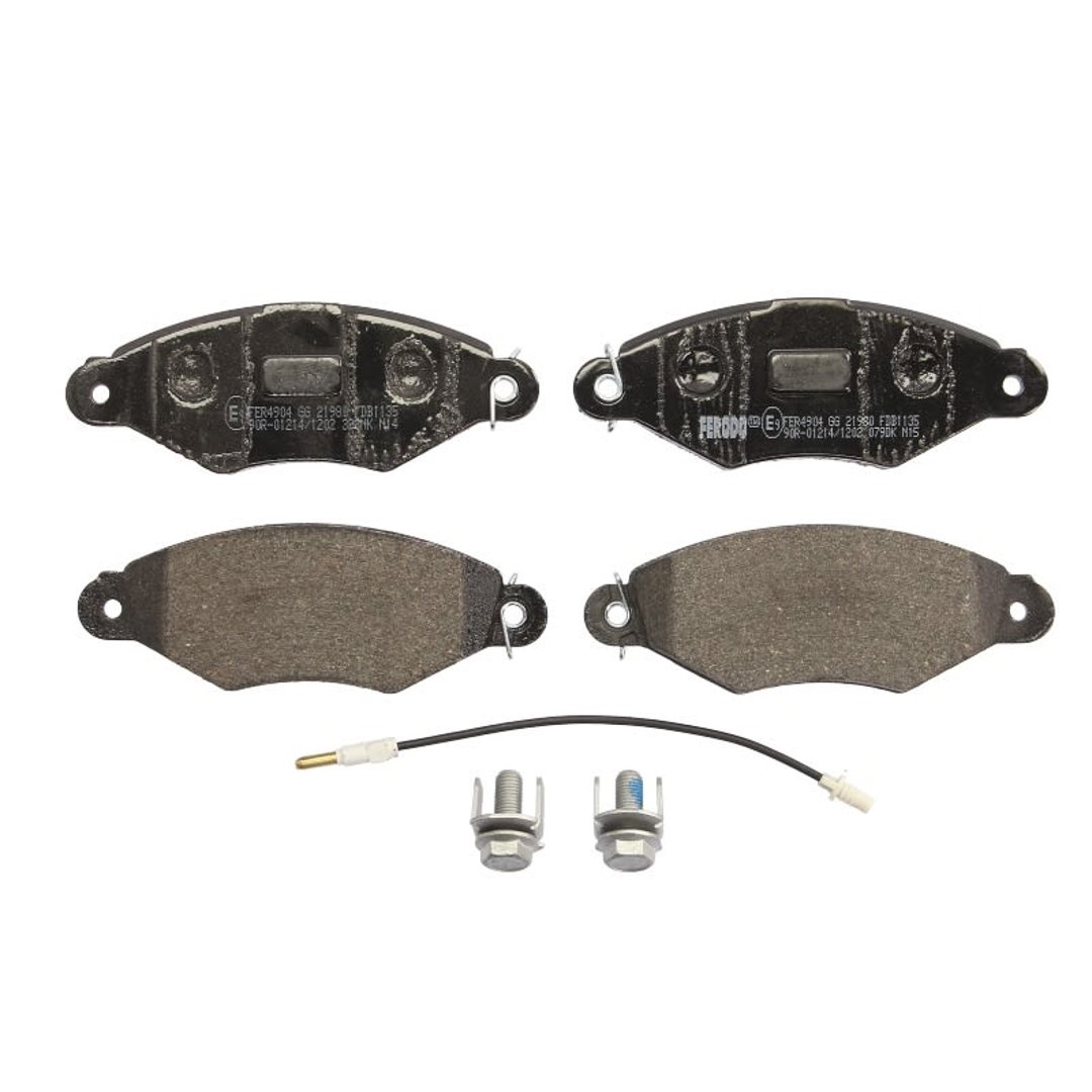 FERODO (FEDERAL-MOGUL) Zestaw klocków hamulcowych, hamulce tarczowe (FEDERAL-MOGUL) FDB1135
