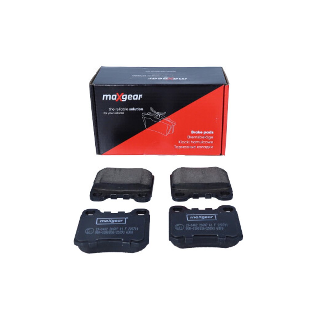 MaxGear Zestaw klocków hamulcowych, hamulce tarczowe 19-0402