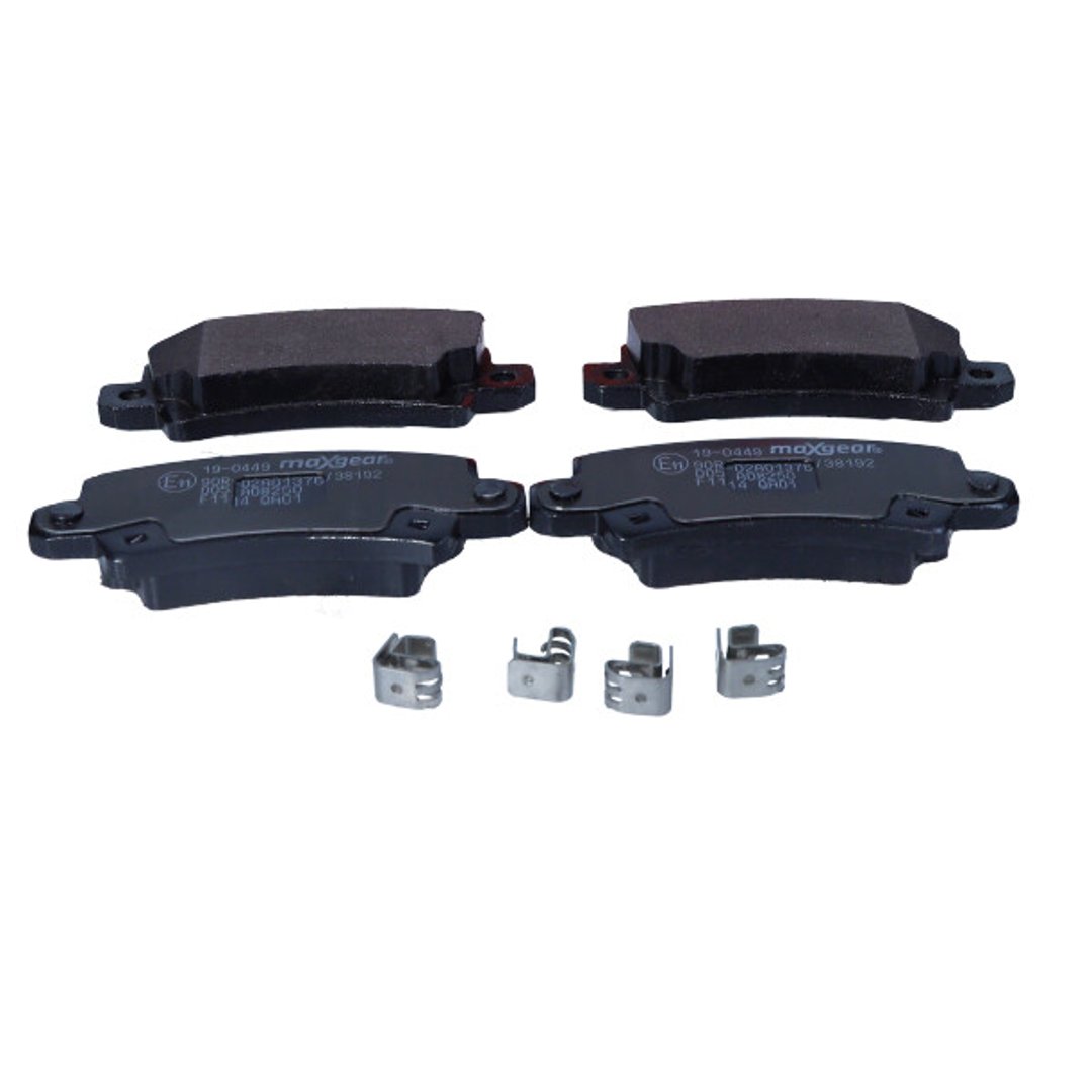 MaxGear Zestaw klocków hamulcowych, hamulce tarczowe 19-0449