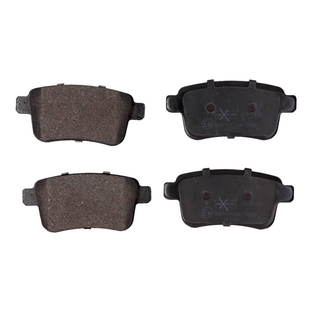 MaxGear Zestaw klocków hamulcowych, hamulce tarczowe 19-1108