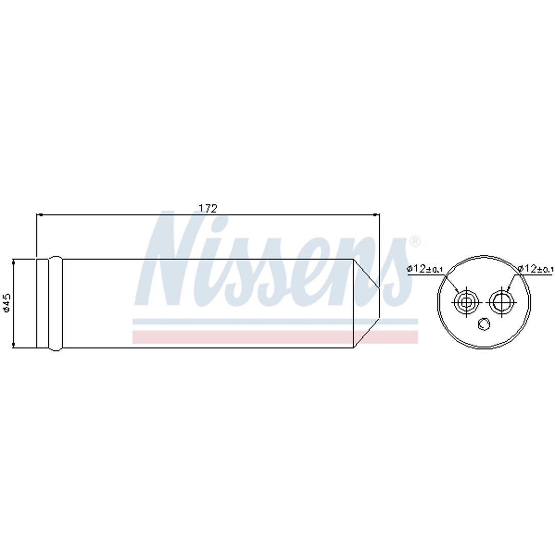 NISSENS Osuszacz klimatyzacji 95440