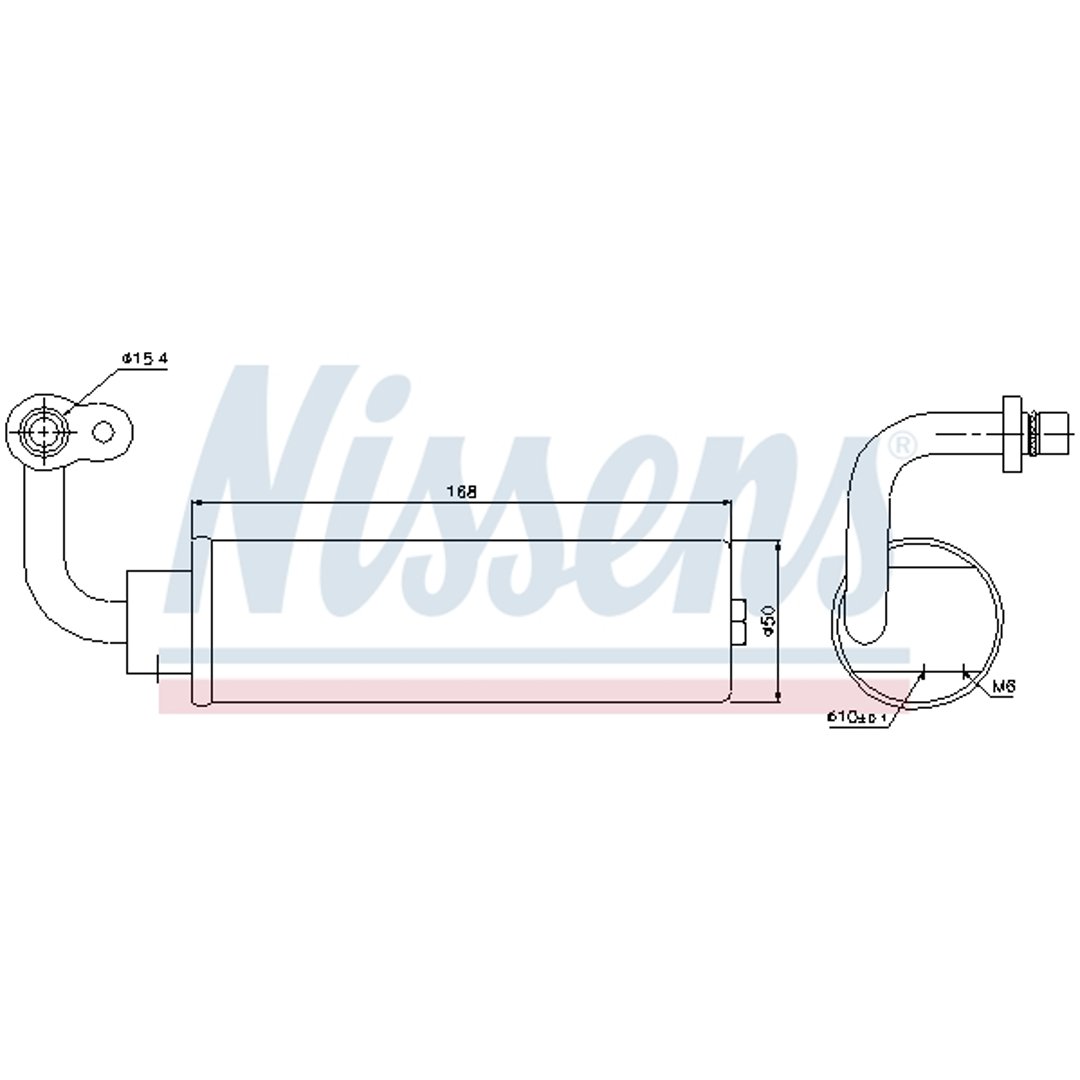 NISSENS Osuszacz, klimatyzacja NISSENS 95444