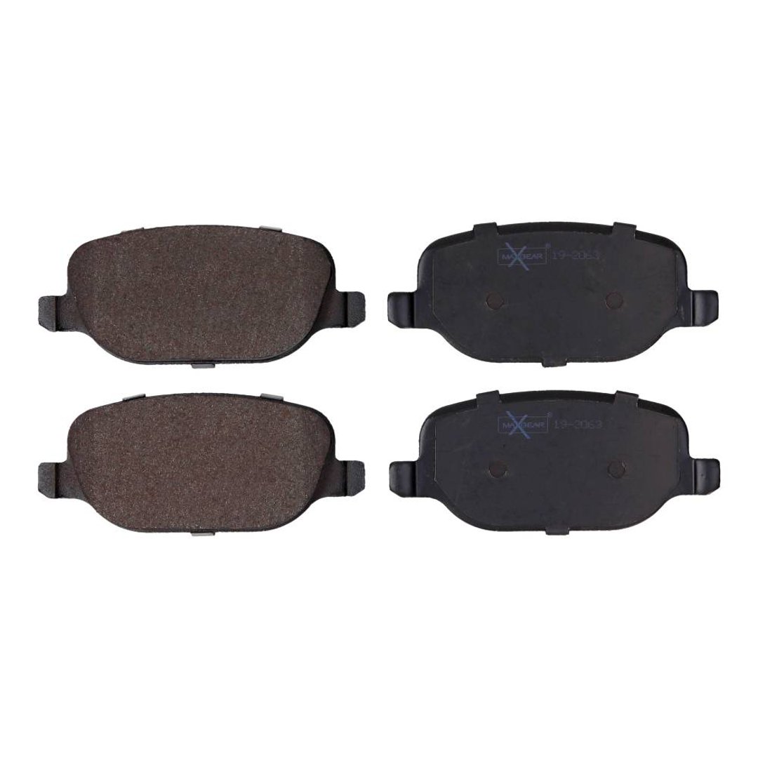 MaxGear Zestaw klocków hamulcowych, hamulce tarczowe 19-2063