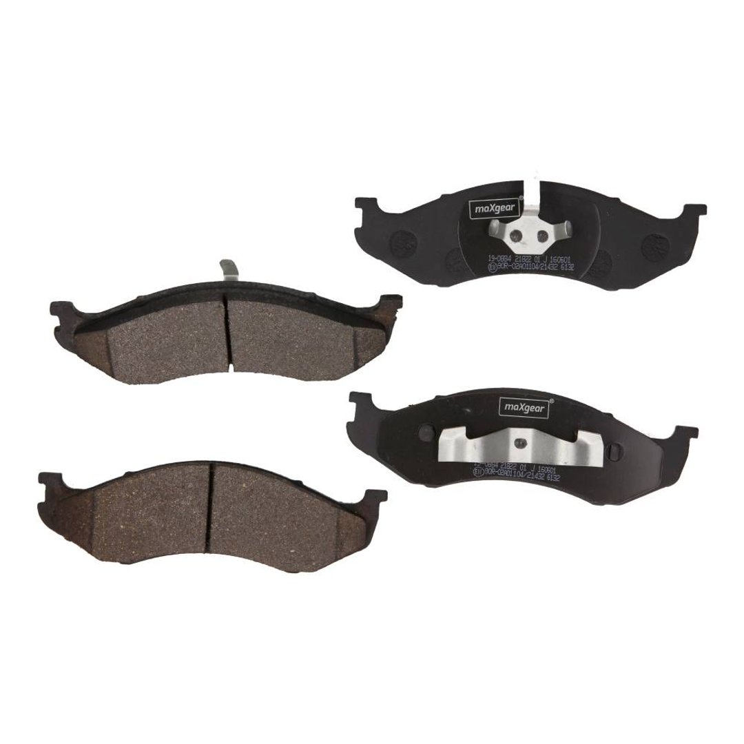MaxGear Zestaw klocków hamulcowych, hamulce tarczowe 19-0884