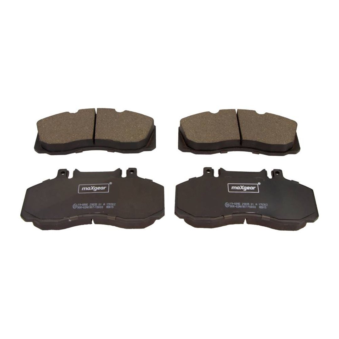 MaxGear Zestaw klocków hamulcowych, hamulce tarczowe 19-0895