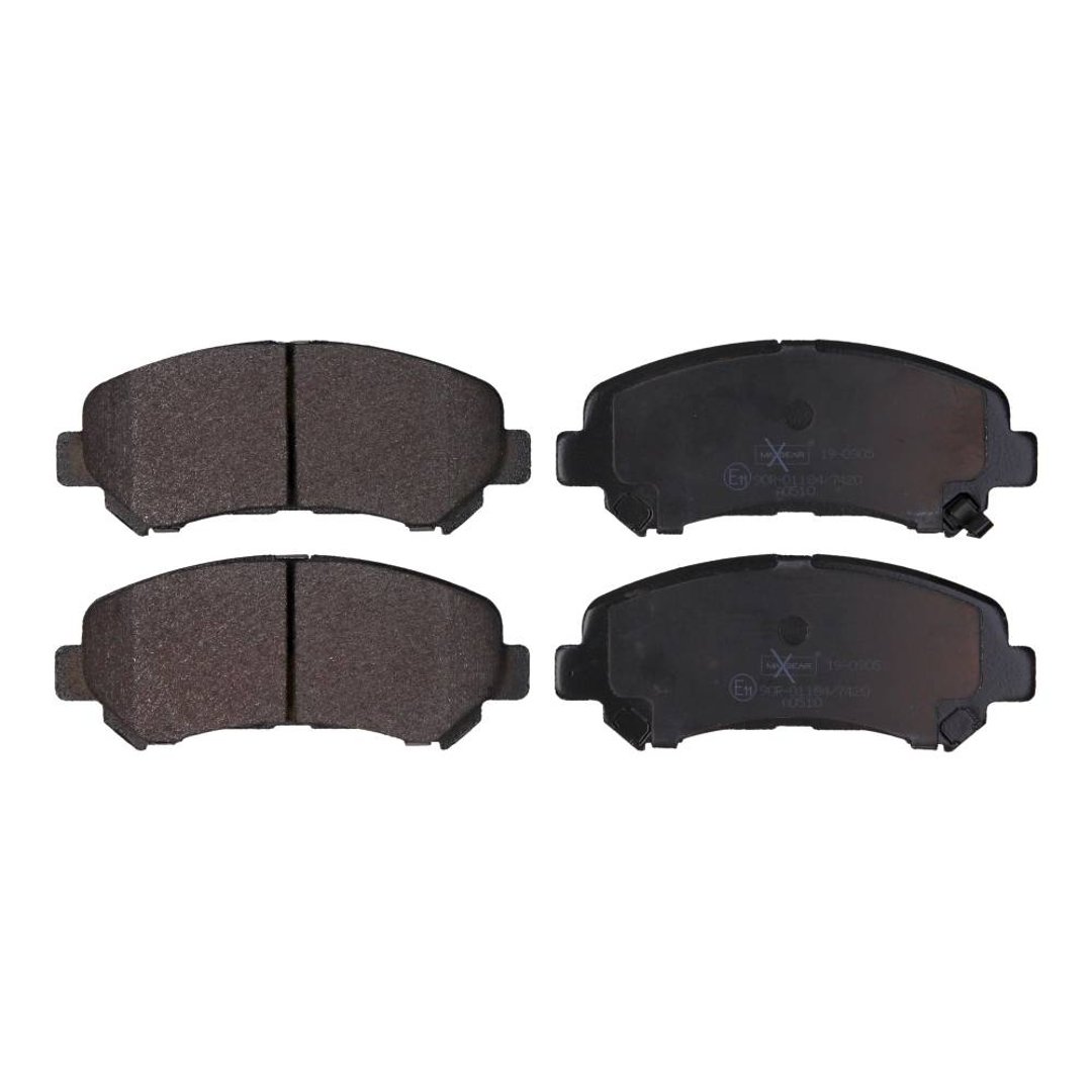 MaxGear Zestaw klocków hamulcowych, hamulce tarczowe 19-0905