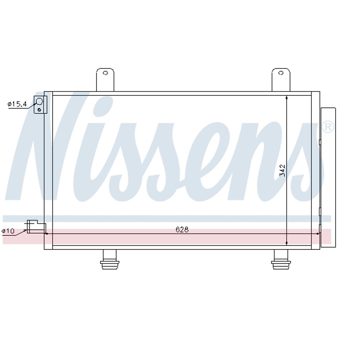 NISSENS Skraplacz, klimatyzacja NISSENS 94979